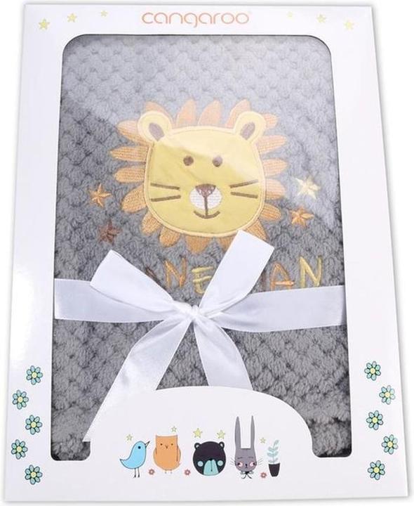 Actual product image Cangaroo Fleece baby blanket Freya 80x110cm (80 x 110 cm)