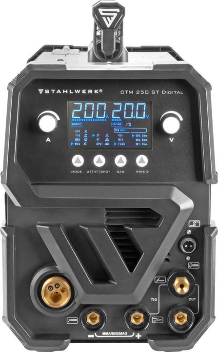 Produktbild Stahlwerk Kombi-Schweissgerät CTM-250 ST Digital 5-in-1 200 A Vollausstattung