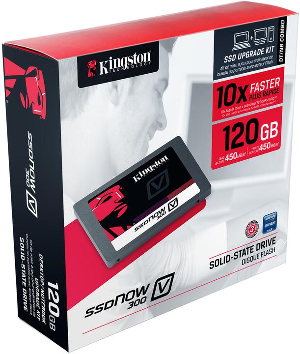 Actual product image Kingston SSDNow V300 (120 GB, 2.5")
