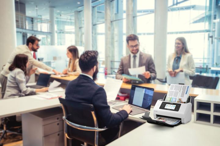 Actual product image Epson Workforce DS-800WN document scanner (Ethernet, USB host, Wi-Fi Direct, USB, WLAN)