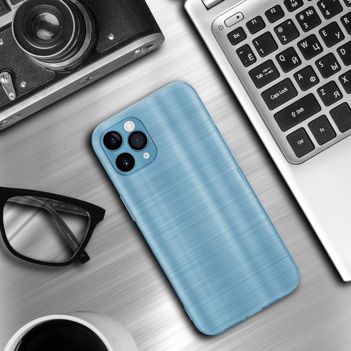 Actual product image Cadorabo Case for Apple iPhone 11 PRO in TPU Brushed Camera Protection LM160 Style (Apple iPhone 11 Pro)