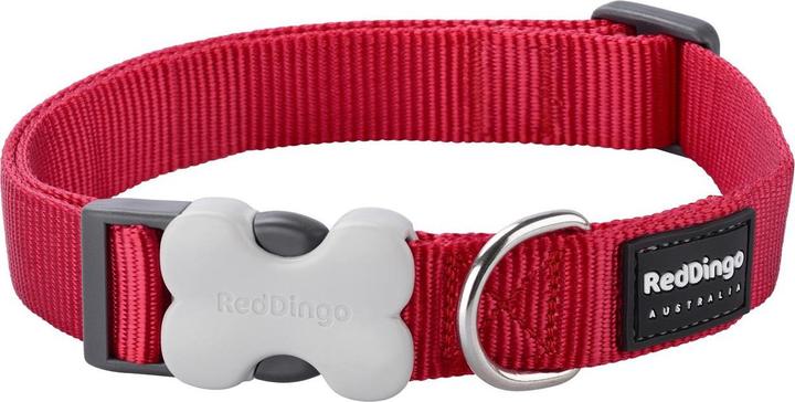Produktbild Red Dingo Dog Collar Plain Red XS (XS, Hund, Allgemein)