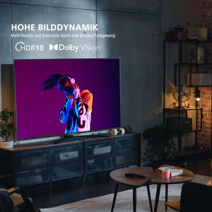 Produktbild JVC Fernseher 50 Zoll Smart TV VIDAA LT-50VD3555-4K Fernseher UHD, HDR Dolby Vision und Triple-Tuner (50", LED, 4K, 2025)