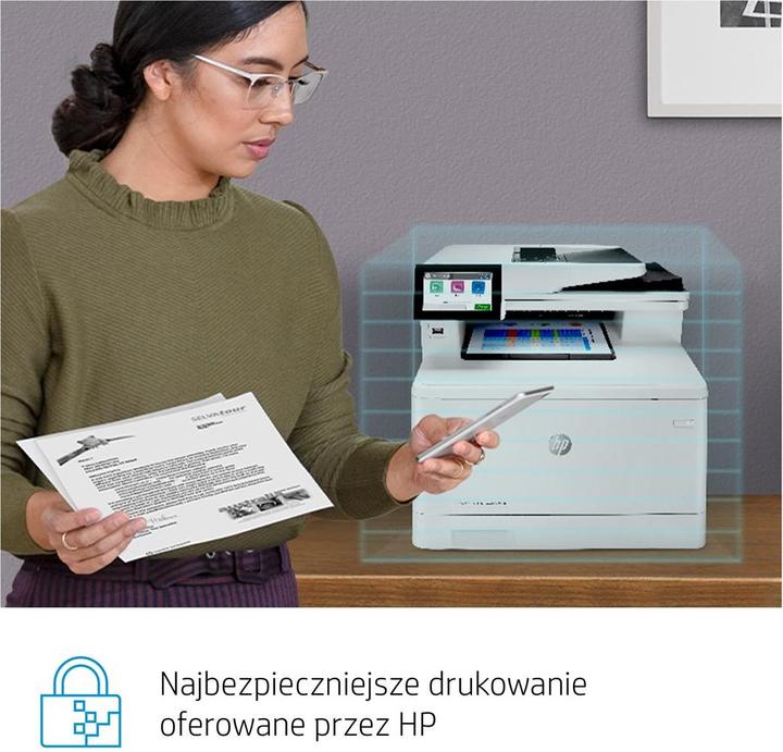 Actual product image HP Color LaserJet Enterprise MFP M480f (Laser, Colour)