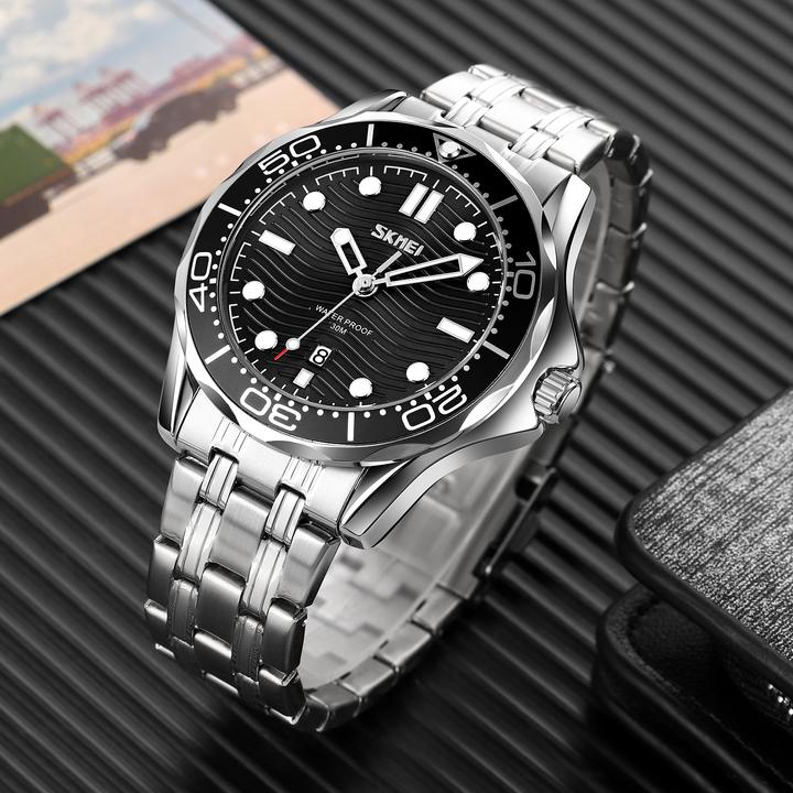 Produktbild Skmei 9276SISIBK Herrenuhr + BOX