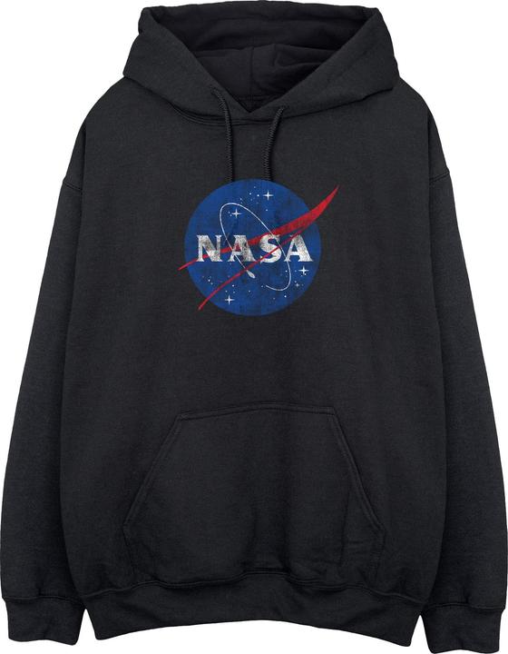 Nasa Mens Insignia Cotton Logo Hoodie