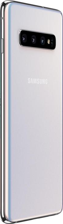Actual product image Samsung Galaxy S10 (128 GB, Prism White, 6.10", Hybrid Dual SIM, 16 Mpx, 4G)