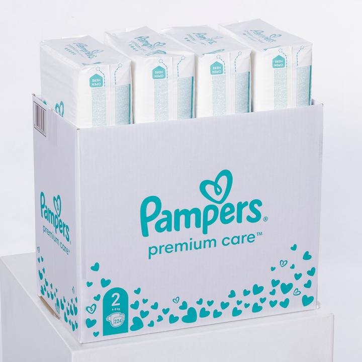 Image du produit Pampers Premium Care (Taille 2, Pack mensuel, 224 pièce(s))