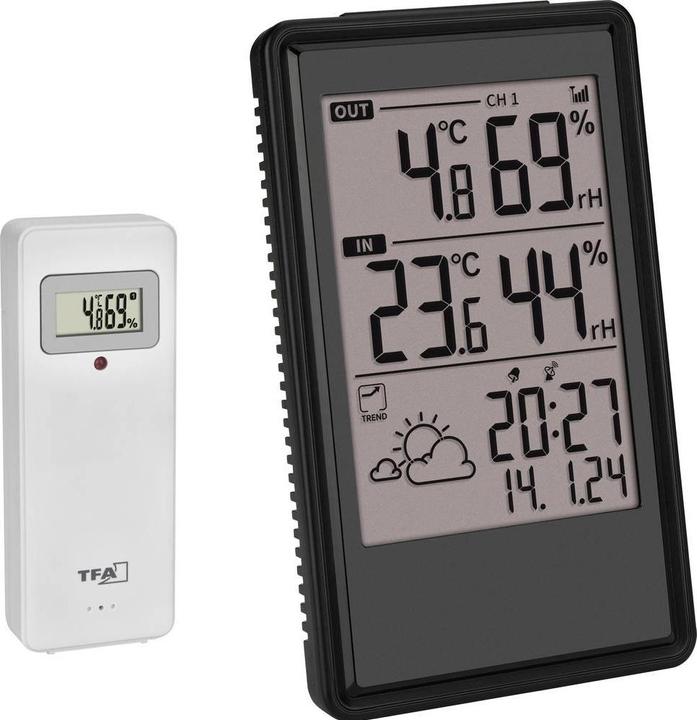 Actual product image TFA Radio weather station