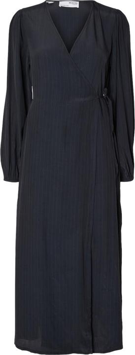 Selected Femme Satin Wickelkleid (34)