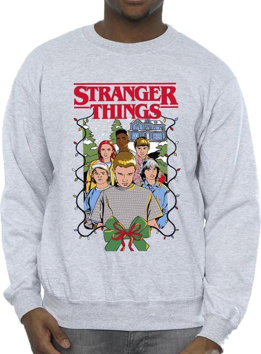 Netflix Stranger Things Christmas Poster Sweatshirt (M)