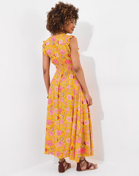 Produktbild Joe Browns Petite Button Front Floral Print Tassel Maxi Dress