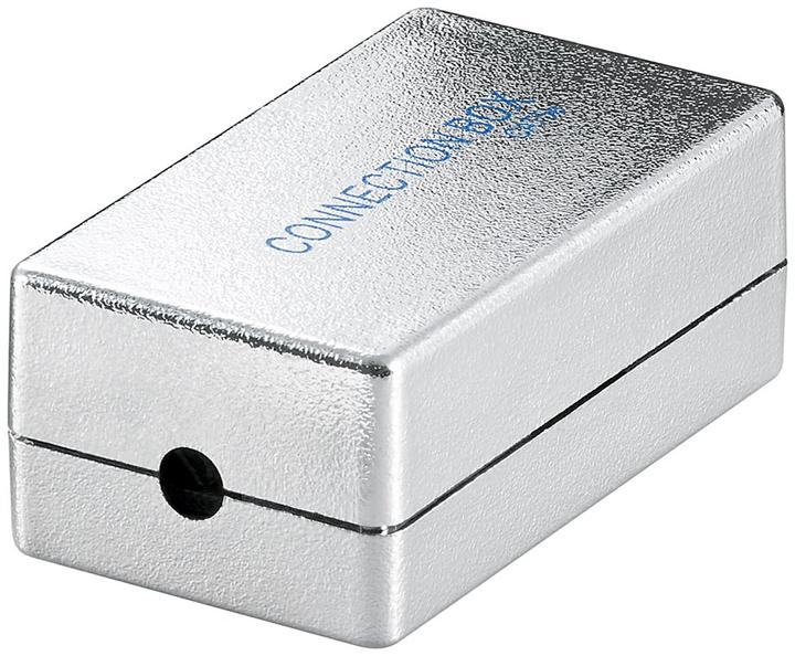 Actual product image Goobay Wentronic Network Connector Box CAT 5e (100MHz) STP shielded (STP, CAT5e, 0.07 m)