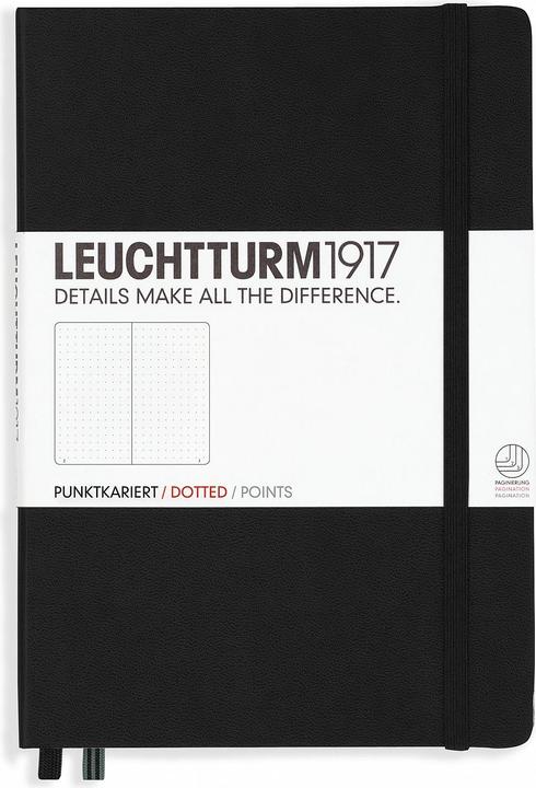 Leuchtturm1917 Notizbuch (A5, Gepunktet, Harter Einband)