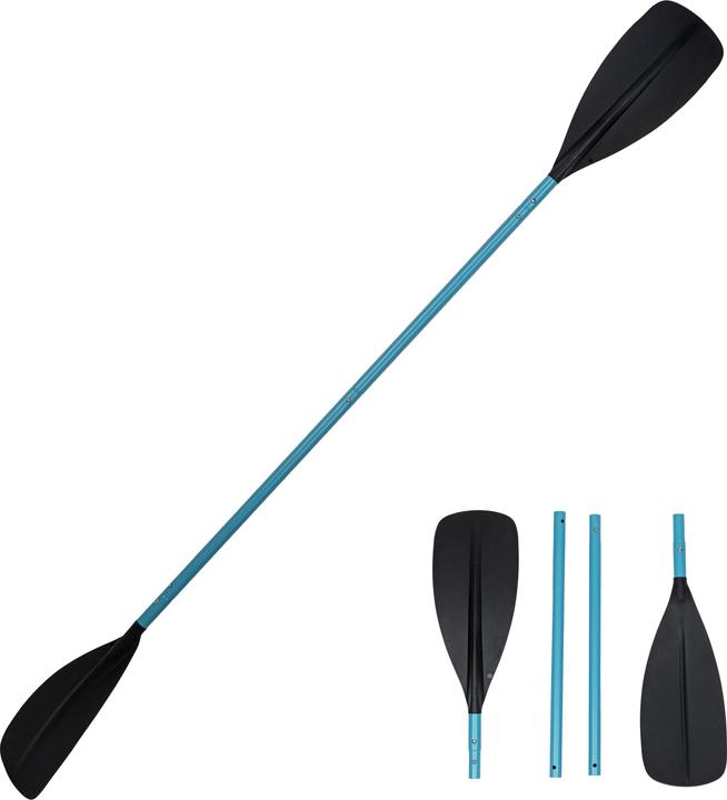 Itiwit Pagaie de kayak 4P 215 cm - 100 Bleu (215 cm, 4 pièces)