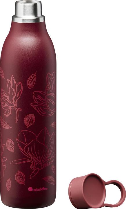 Actual product image Aladdin CityLoop Thermavac eCycle Drink Fl. 0.6L Burgundy Magnolia P. (0.60 l)
