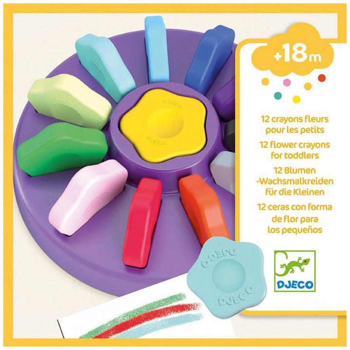 Actual product image Djeco Flowers (Multicoloured, 12 x)