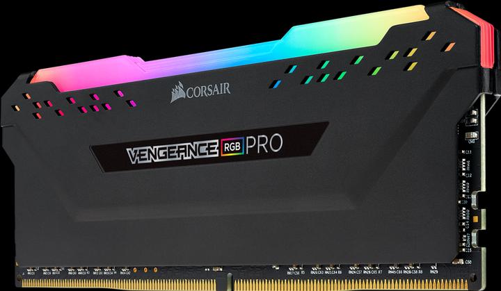 Image du produit Corsair DDR4, 3200MHz 8GB 1x8GB Dimm, Unbuffered, 16-20-20-38, XMP 2.0, VENGEANCE RGB PRO Black Heatspreader (1 x 8GB, 3200 MHz, RAM DDR4, DIMM)