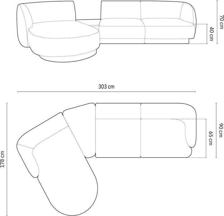Produktbild Micadoni Miley (2-Sitzer, 3-Sitzer, 4-Sitzer)