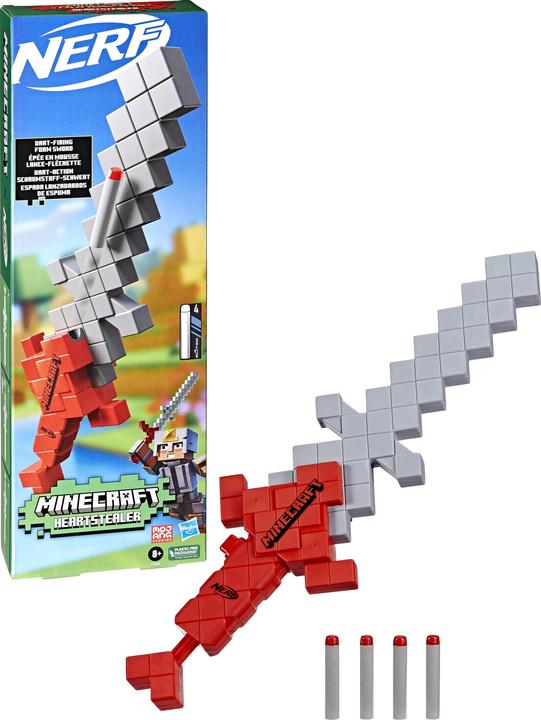Actual product image Nerf Minecraft Heartstealer Sword