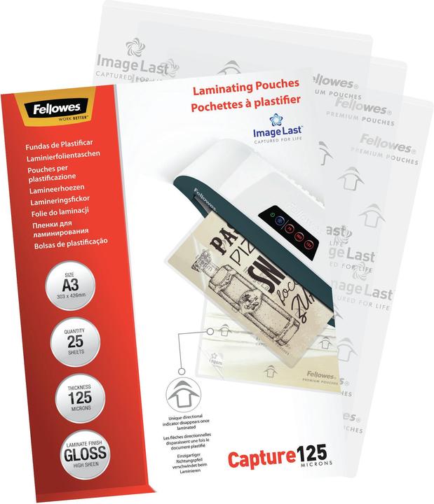Produktbild Fellowes Capture 125 (A3, 25 Stück, 125 µm)