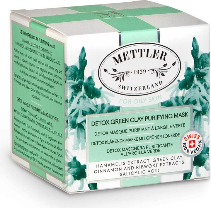 Mettler1929 Detox klärende Maske mit grüner Tonerde (50 ml)