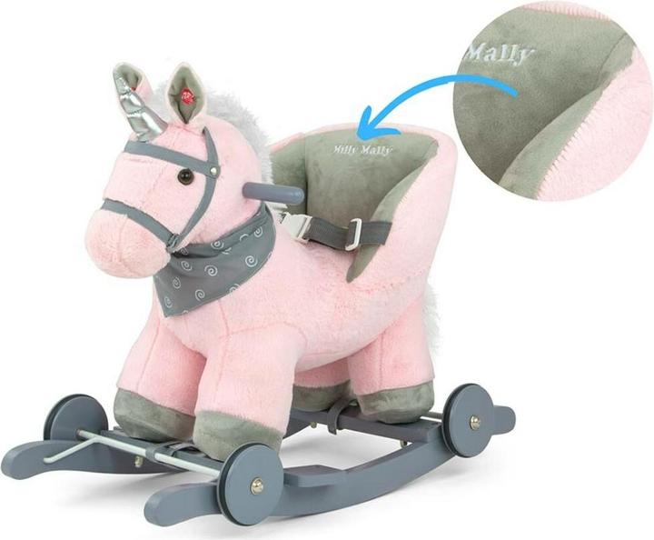 Actual product image Mally Rocking horse Polly Pink Milly