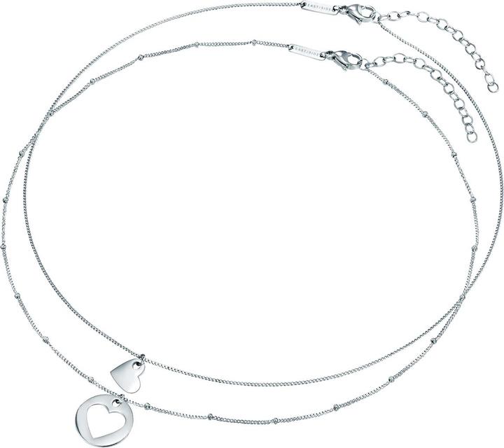 Produktbild Eastside Damen Herz Edelstahl silber 40,0/45,0 cm Basiskette + 5,0 cm Verläng - 29746 (Edelstahl)