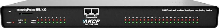 Actual product image AKCP securityProbe5ES, 8Ports, 20 I/O, DCW