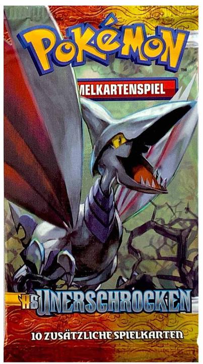 Actual product image Pokémon Heartgold Soulsilver Unerschrocken Booster - DE (German, Booster Pack)