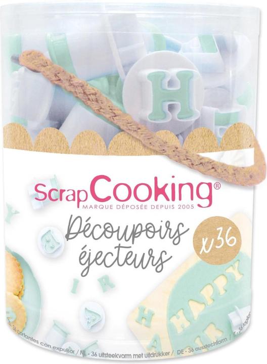 Produktbild ScrapCooking Set Stempelschneider "Buchstaben & Zahlen"