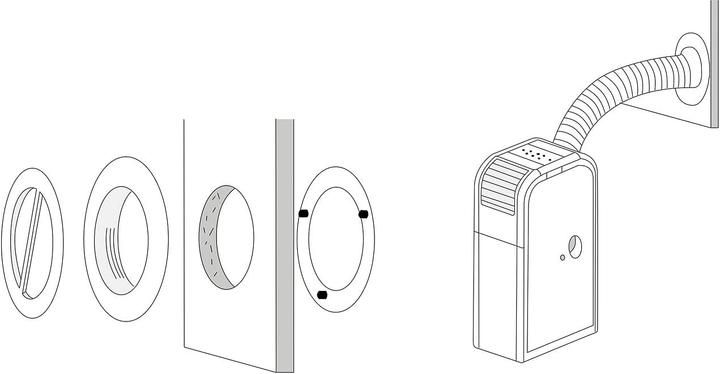 Produktbild Sichler Universal Abluft-Wandanschluss