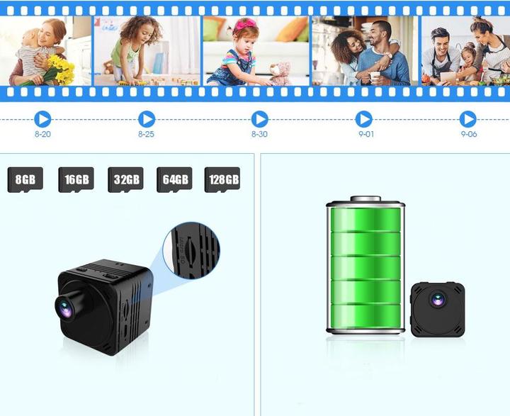 Image du produit Werkstein Mini caméra IP WiFi Ultra HD 4K