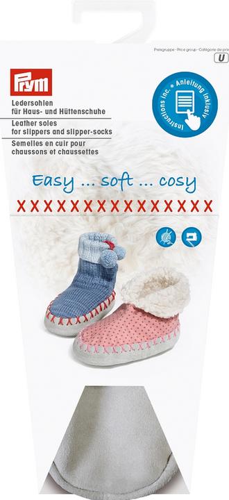 Produktbild Prym Ledersohlen Haus-Hüttenschuhe Grösse 24 - 26