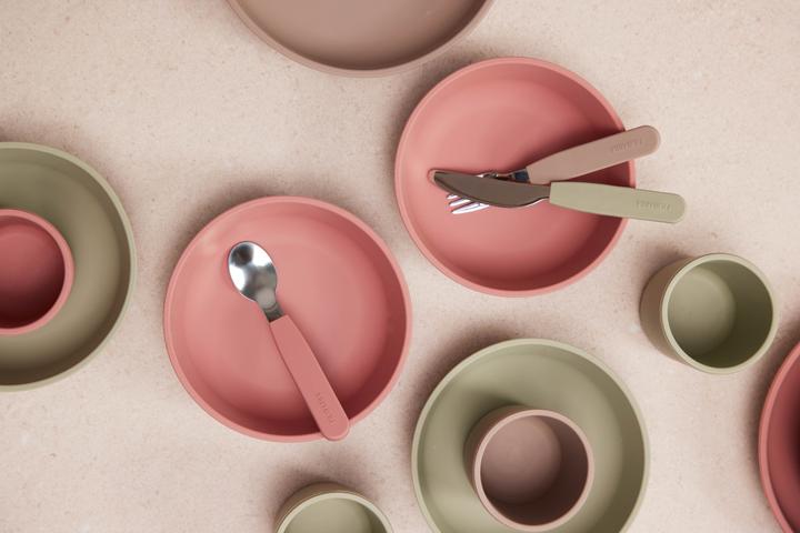 Actual product image Filibabba Silicone cutlery set
