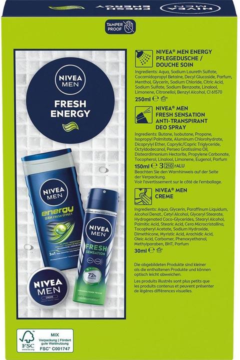 Immagine prodotto NIVEA MEN Energia fresca (Set per la cura del corpo)