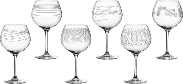 Leonardo Casella Rotweinglas 6-er Set (63 cl, 6 Gläser, Rotweingläser, Weissweingläser)