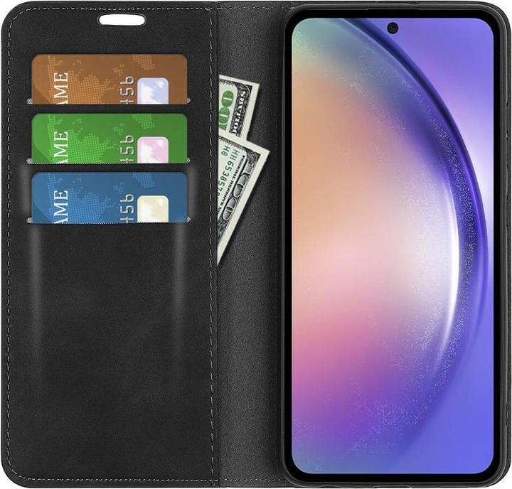Immagine prodotto Cover-Discount Galaxy A55 - Custodia Stand Flip cover nera (Samsung Galaxy A55)
