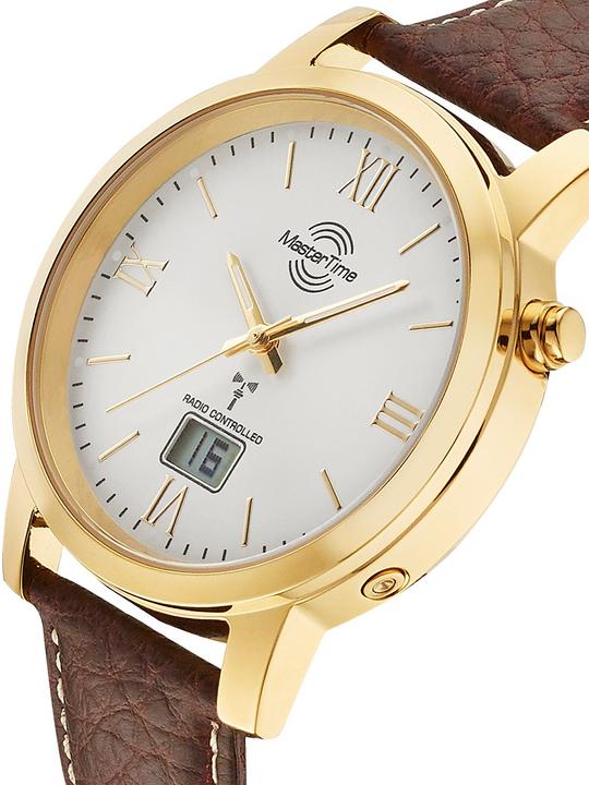 Actual product image Conrad Components Master Time radio controlled men watch (Analogue wristwatch, Digital watch, 41 mm)