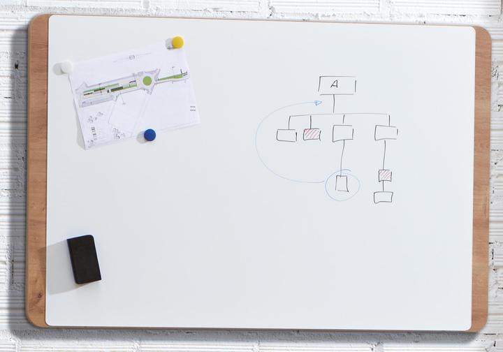 Produktbild Berec Whiteboard Holz (75 x 115 cm)