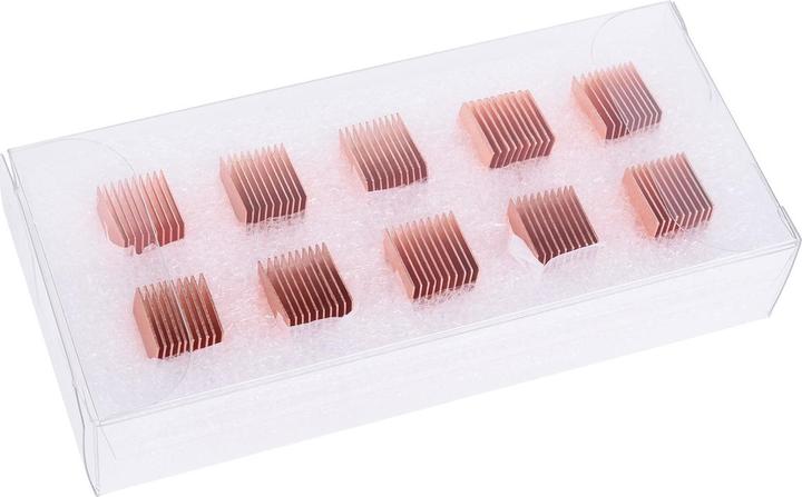 Actual product image Alphacool Alphac RAM Cop Heatsinks 10x10mm-10s 1013936