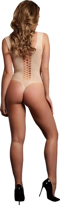 Image du produit Le Désir V-Neck Teddy with Opaque Panels - One Size (Taille unique)