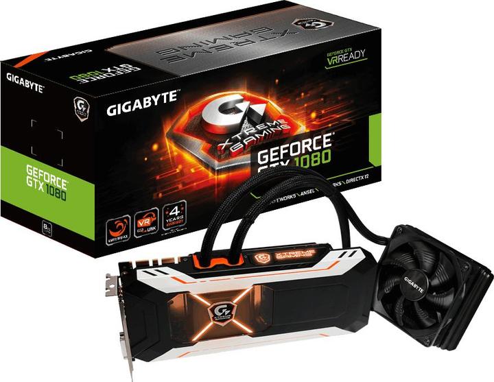 Gigabyte GeForce GTX 1080 Xtreme Gaming Water Cooling (8 GB)