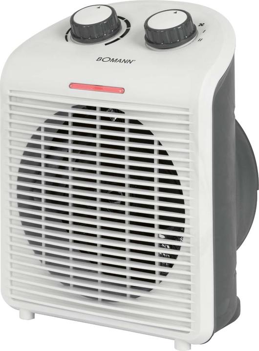 Clatronic Bomann Heizlüfter, maximal 2.000 Watt Leistung, 2 Leistungsstufen, Thermostat, Kaltstufe, Kontrol... (2000 W)