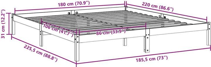 Produktbild VidaXL Gill (180 x 220 cm)