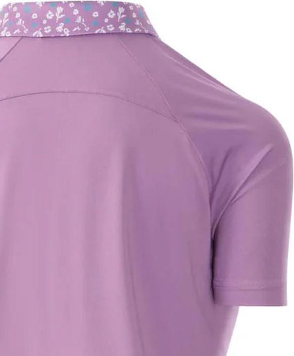 Immagine prodotto Island Green Polo da golf donna/ragazzo con collo a zip (M)