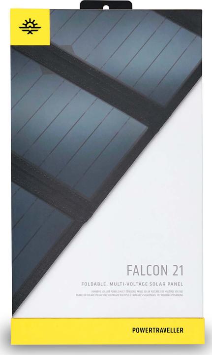 Image du produit Powertraveller Chargeur solaire Falcon 21 with 1x USB-A and 1x DC-Output (21 W, 0.47 kg)