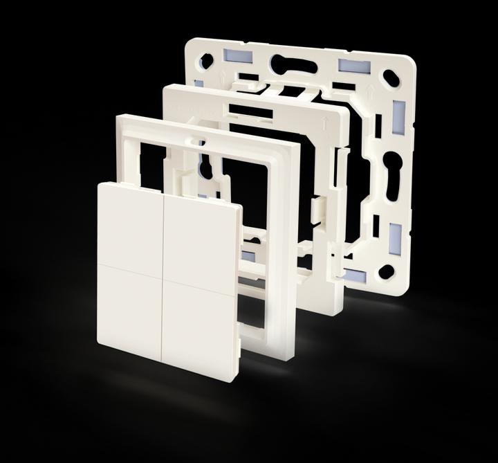 Actual product image Shelly Wall switch adapter - Gira /Merten