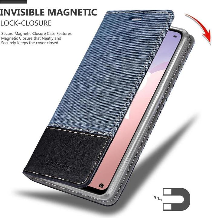 Produktbild Cadorabo Book Jeans Optik Cover (Huawei Nova 7 SE)