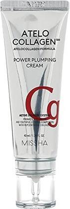 Image du produit Missha ATELO COLLAGEN 500 POWER PLUMPING CREAM Crème au collagène coréen pour le visage Jour et Nuit (40 ml, Crème de jour)